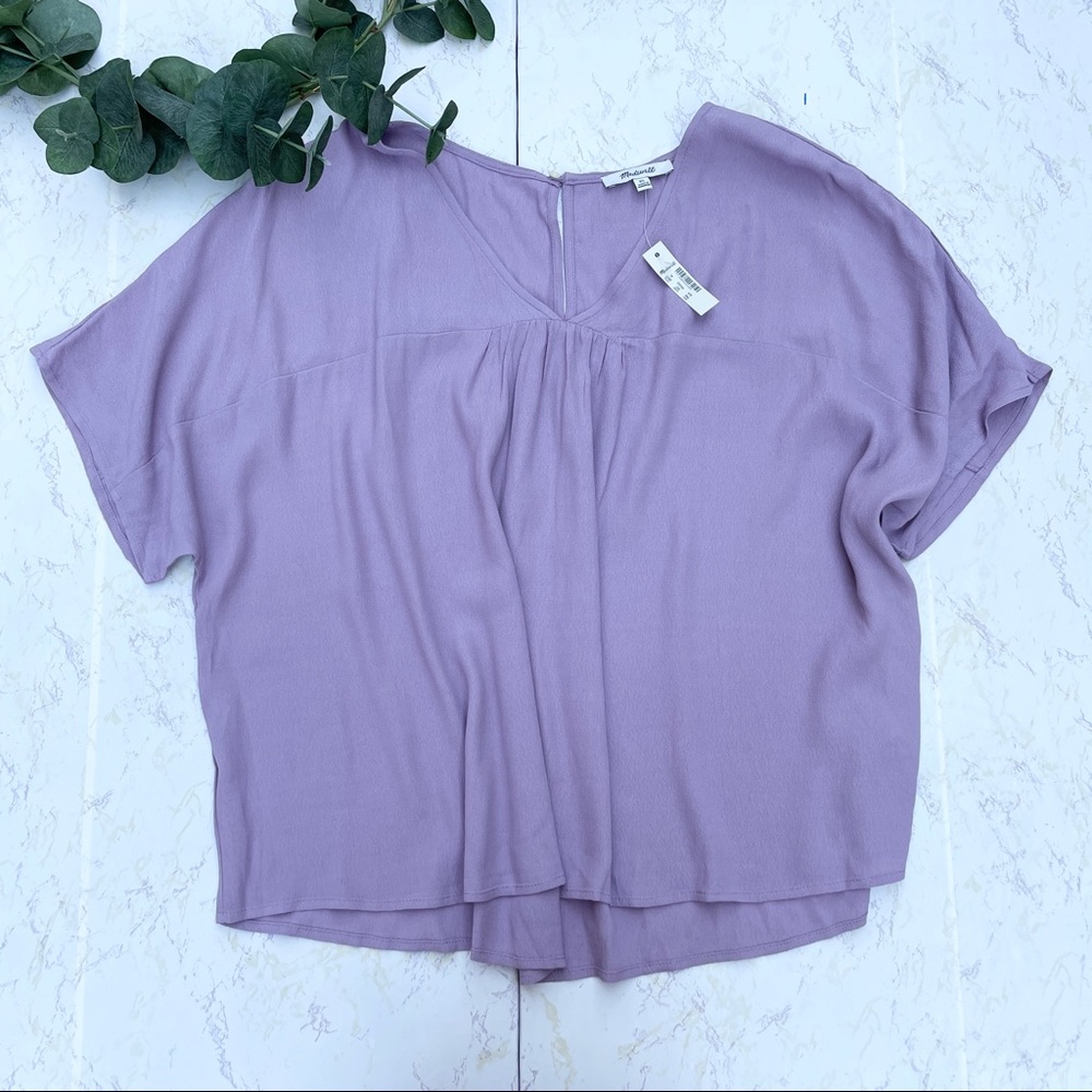 NWT Madewell Rhyme Top in Serene Lavender Size XL